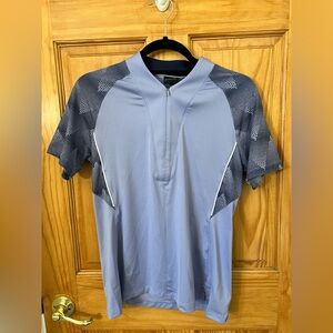 Dunning Golf Women’s Small COOLMAX Margot Jersey Performance Polo Persian Violet